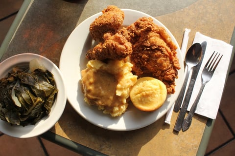 Soul food fried chicken